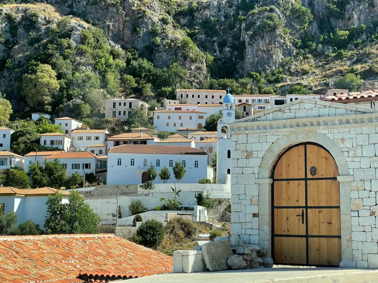 Village of Dhermi in Albania